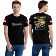 Power diesel distro t-shirt, men's top