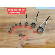 Ring GUIDE UL SPINNING 9 EYES/SET