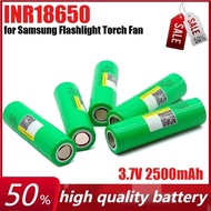 3.7V 2500mAh INR18650-25R 18650 25R Rechargeable Lithium Battery for Samsung Flashlight Torch Fan To