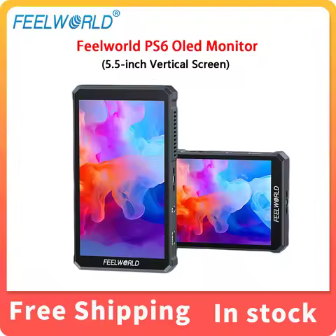 Feelworld PS6 Oled Vertical /Horizontal Screen 5.5Inch Hd Touchscreen IPS FHD1920x1080 Photography C
