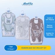 Anakku Set Hadiah Bayi 5pcs Baby Gift Set – EAK1085-1, EAK1086-1, EAK1087-1, EAK1088-1, EAK1089-1, E