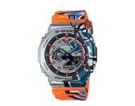 G-Shock Men's GM2100SS-1A Gray Orange Analog-Digital Watch
