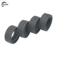 chulisia RC Rubber Tyre Set RC Car Wheel Tires 1:18 Replacement Assembly Car Parts Rubber Tires for 
