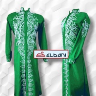 Jubah gamis elbani bordir SHIMAR jubah luaran full bordir depan belakang tangan panjang pria dewasa