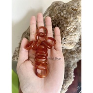 Natural monolithic Agate Stone Feng Shui Ring-KaVi.Shop