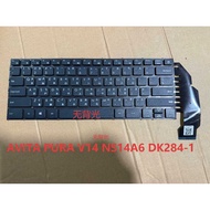 AVITA PURA V14 NS14A6 DK284-1 Traditional Chinese English Keyboard
