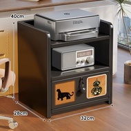全城熱賣 - 印表機置物櫃 辦公桌旁多層影印機放置架 落地帶抽屜工位檔收納櫃