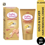 VI-JOHN Feather Touch Gold & Silver Hair Removal Cream 40 GM