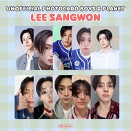 LEE SANGWON ALD1/ ALPHA DRIVE ONE/ BOYS 2 PLANET/ BOYS II PLANET/ BOYS PLANET 2/ UNOFFICIAL PHOTOCAR