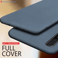Sandstone Slim Rubber Matte Soft Case For XiaoMi Redmi Note 5 6 7 8 9 10 Pro Max 5G Phone Case