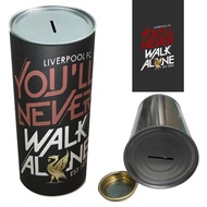 Ryani Piggy Bank Tin Ball Character Open Close - Liverpool YNWA You Will Never Walk Alone BO67 Piggy