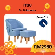 [FREE SHIPPING] ITSU Wonder Massage Chair Free Neck Pillow - Light & Portable - Smooth-Surface