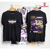 UNIQ.PRINTS HXH KILLUA GRAPHIC COTTON TSHIRT FOR MEN AND WOMEN