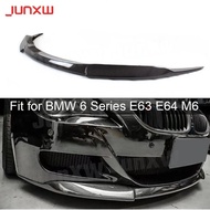 Carbon Fiber Front Bumper Lip Spoiler for BMW 6 Series E63 E64 M6 2006 - 2010 FRP Car Bumper Chin Sh