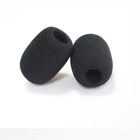 4Pcs M-1132 Foam Microphone windscreens windshields with 11mm hole and 40mm overal length free shipp