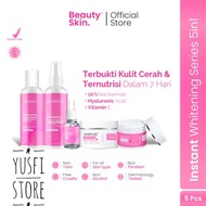 Animate Instant Whitening Series 5 in 1 PINK Animate Whitening Facial Brightener Skin Care Package