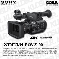 Sony PXW-Z190 / Z190 / 4K 3-CMOS 1/3" Sensor XDCAM Camcorder (Sony Malaysia Warranty)