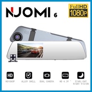 NUOMi Mi6 FULL HD 1080p WDR Car Dash Cam กล้องติดรถยนต์ 2กล้องหน้าหลัง ภาพคมชัดทั้ง กลางวัน กลางคืน