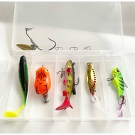 Lure Box Synthetic Lure Set All Terrains Steam Lure Iron Fish Lure NFF Soft Lure, Soft Fish with KF 