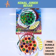 Mainan Anak Pancingan Ikan Magnet Elektrik JUMBO/Mainan Edukasi Kemal