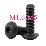 Mushroom Head Screw /12.9 grade high strength Socket Button Screw M1.6/M2/M2.5/M3/M4/M5 * L3-50mm【CQ