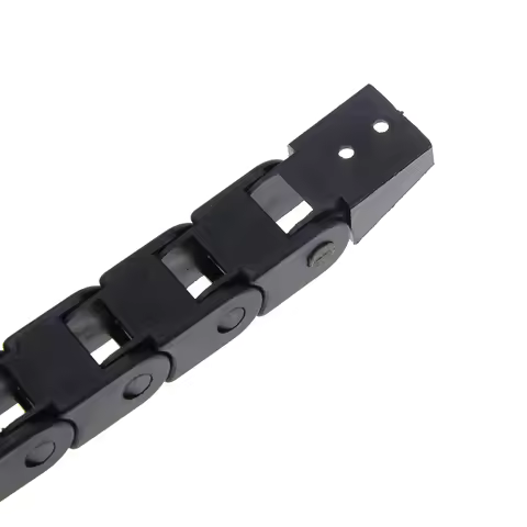 Cable Drag 7x7 10x10 7x15 10x15 15x20 10x20mm L1000mm Chain Wire Carrier With End Connectors For CNC