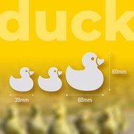 XIII _ Duck Big Duck with Duckling Car Sticker