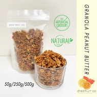 Peanut Butter Flavour Granola Homemade Granola Rolled Oat Cereal with Honey Granola Cereal Diet 50g/