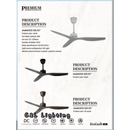 Ecoluxe 325 52 inch 3blade ceiling fan