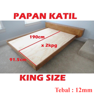 PAPAN KATIL QUEEN / KING size Plywood Bed Frame