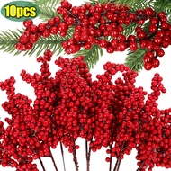 5/10pcs Christmas Simulation Berry Artificial Flower Fruit Cherry Plants Home Christmas Party Decoration DIY Gift