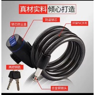 {Buy1 Free 2} Anti-theft Bike Bicycle Lock Stainless Steel Cable Coil For Castle Motorcycle Cycle Bi