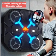 Máy Tập Boxing Theo Nhạc Tại Nhà Gắn Tường Cho Bé - Tập Boxing Phát Nhạc Qua Bluetooth