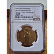 Malaysia 2024 YDP Agong XVII Sultan Johor Sultan Ibrahim Nordic Gold Coin NGC Graded MS 68