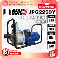 JETMAC JPG2250Y / JPG2250S / JPG2250 2.5HP 2" SELF PRIMING PUMP 2900RPM