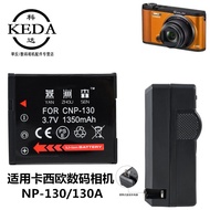 NP-130A Suitable for Casio EX-ZR1300 ZR1500 ZR700 ZR800 Camera Battery+Charger
