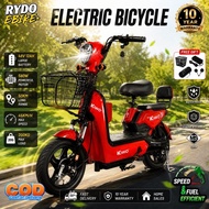 RydoEbike 48v12ah Basikal elektrik Adult 2 Seat Electric Bicycle ebike untuk orang dewasa electric b