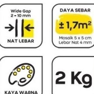 MU 408 PowerPool 2 kg Pengisi Nat Keramik Kolam Renang & Bak | Mortar Utama