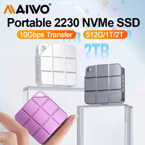 MAIWO Portable SSD External SSD for iPhone 17 16 15 Pro/Max Type-C to 1050MB/s 4K ProRes HDR Record 