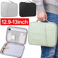 12.9-13 Inch Tablet Sleeve Case with Handle Protective Travel Bag for iPad Pro M4 iPad Air 13-inch (
