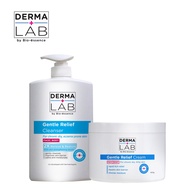 [Bundle of 2] Derma Lab Gentle Relief Cleanser 1000ml/Cream 450g