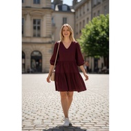 G2000 Maroon Babydoll Dress