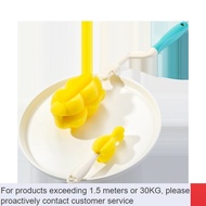 LP-8 New🌹YEEHOO Silicone Baby Bottle Brush Baby Pacifier Brush Straw Brush Cleaning Brush Rotating Washing Baby Bottle B