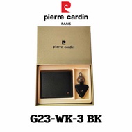 Pierre Cardin Gift set กิ๊ฟเซ็ทกระเป๋าธนบัตร+พวงกุญแจ รุ่น G23-WK-3 BK - Pierre Cardin, Lifestyle &amp; Fashion