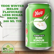 YEOS WINTER MELON FLAVOURED LESS SUGAR DRINK 300 ML TIN