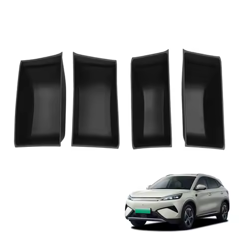 4Pcs for BYD ATTO3 ATTO 3 YUAN PLUS 2025 + Front Rear Door Handle Storage Box Tray Organzier TPE Car