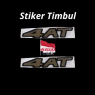 Emblem 4AT TOYOTA Emblem Sticker / Sticker Writing Logo Luggage 4AT Matic