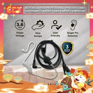 Motorola 9200 Professional VIP Bodyguard Surveillance Walkie Talkie Earpiece Earphone for T6 T7 T8 T