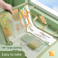 L-shaped Large-Opening A3 Exam Paper & Document Organizer ,Middle School Students’ Dedicated Zipper 