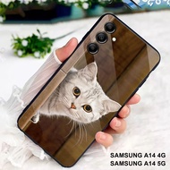 Case SAMSUNG A14 4G/5G (CAT) Casing 2D SUBLIM GLOSSY Silikon Kesing Hp Murah Terbaru